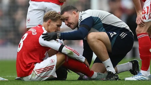 Odegaard sidelined until mid-November with knee injury
