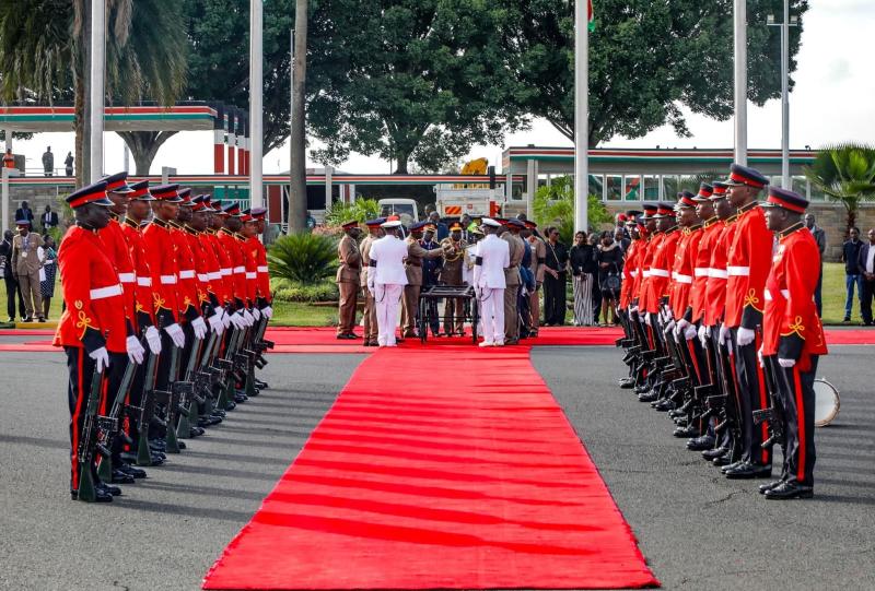 Solemn homecoming for Raila Odinga as body arrives at JKIA