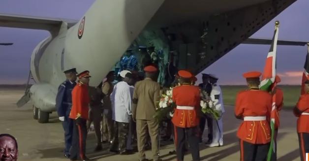 Raila’s final journey: Body leaves Nairobi for Kisumu under tight military escort