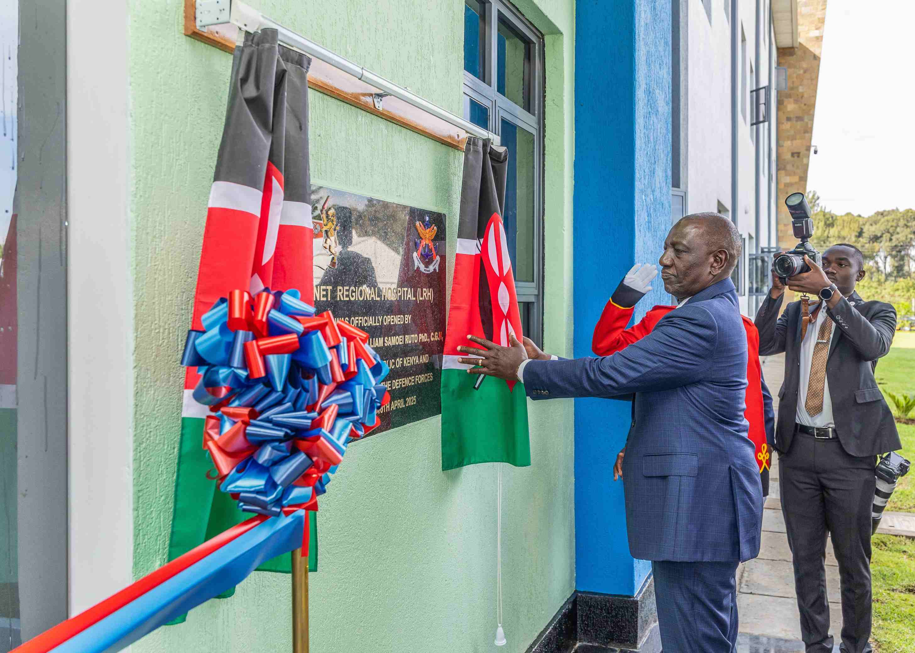 Ruto launches KDF hospital accessible to civilians in Lanet