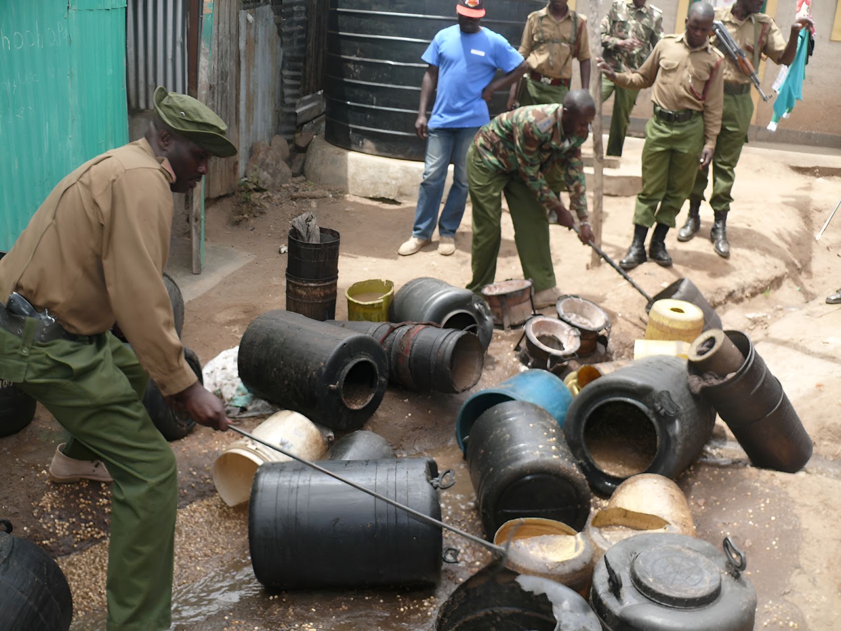 Police crack down on illicit alcohol in Bungoma county