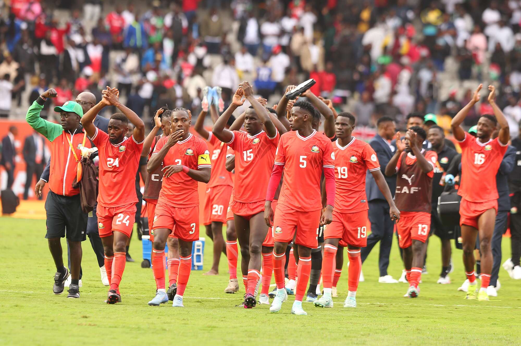 Harambee Stars CHAN 2024 heroes nominated for national honours