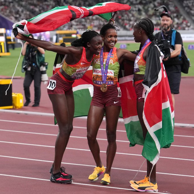 Kenya sits second at Tokyo World Athletics Championships standings